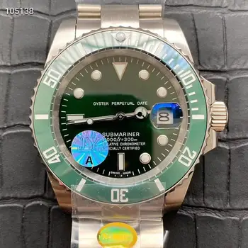 

top brand men's AAA luxury watch GMT series ceramic rlx 40MM dial date strap automatic mechanical wristwatch men watches R2