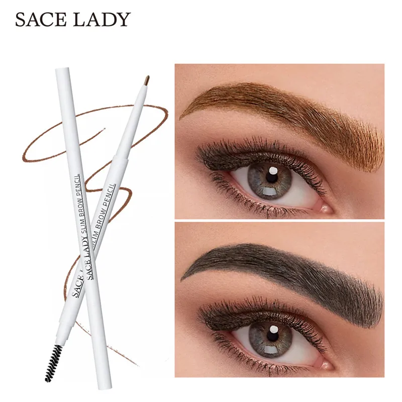 

SACE LADY 4 Color Eyebrow Pen with Eyebrow Brush Waterproof Natural Eyebrow Gel Tattoo Paint Makeup Eyebrow Dye Cream Makeup