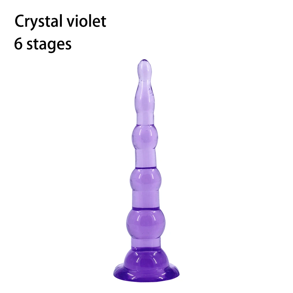 Anal Beads Jelly Anal Plug Butt Plug G-spot Prostate Massager Silicone Adult Sex Toys For Woman Men Gay Erotic Products