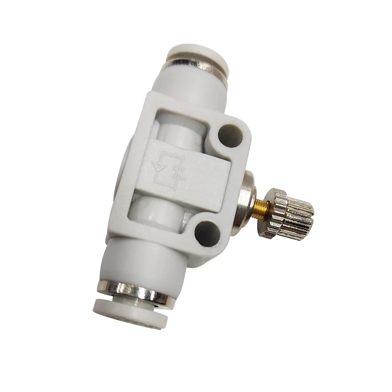 

AirTac Original ASA Air Joint Pipe Fittings Throttle Valve ASA4/6/8/10/12/14 Tube Connection Restrictor Valve Control Valve