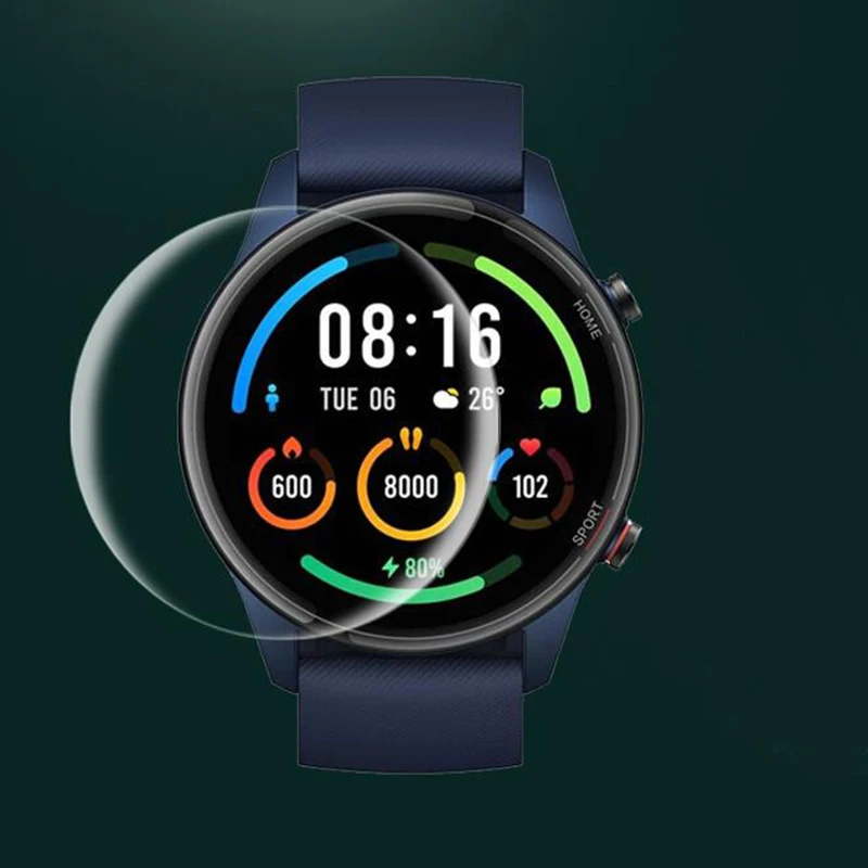 Smartwatch-Guard Protective-Film Full-Screen-Protector Color Xiaomi Mi TPU 5pcs for Sports-Version
