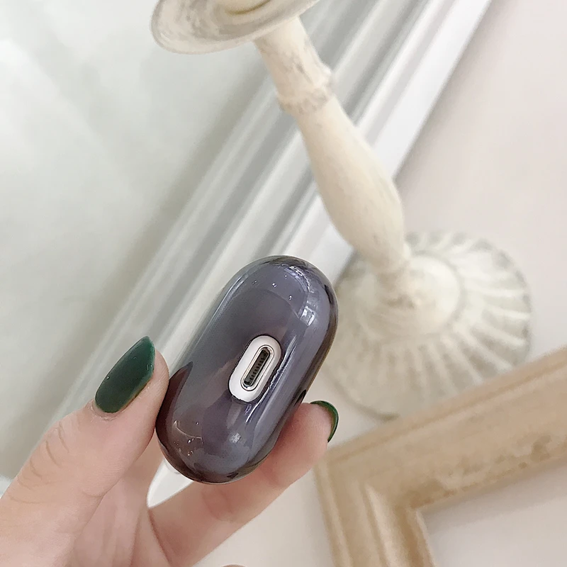Простой градиентный прозрачный мягкий ТПУ чехол Airpods для Apple AirPods Pro 2 3 AirPods2 Air Pods