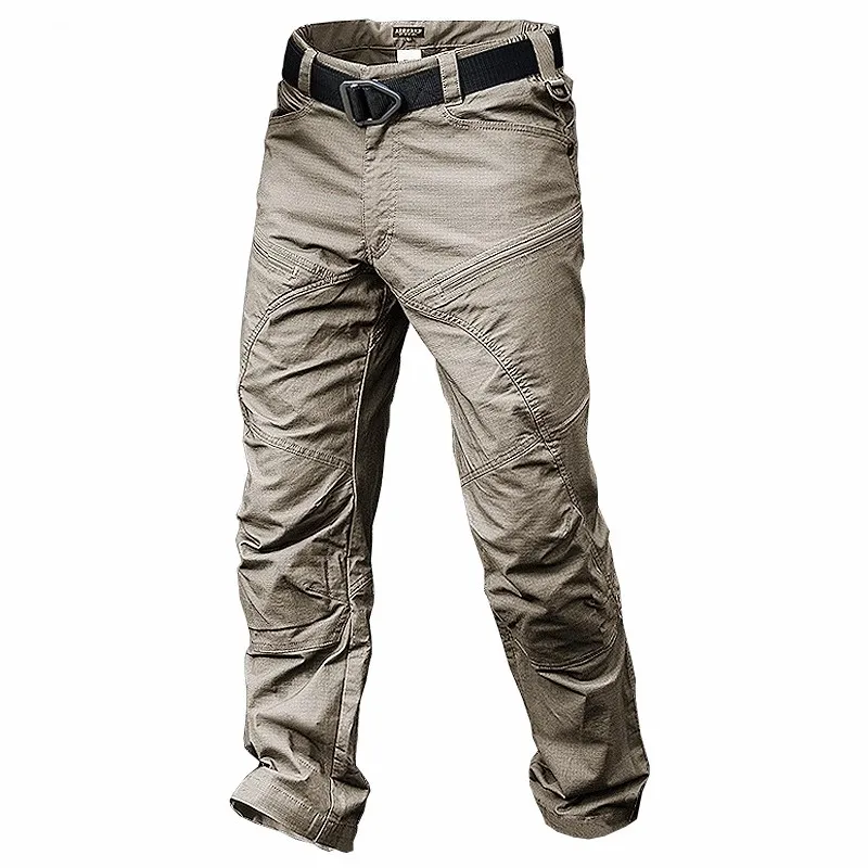 Pantalon cargo homme waterproof pêche randonnée - Élastique jogger trekking résistant aux intempéries