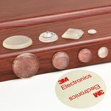 

Transparent Self Adhesive Rubber Damper Buffer Cabinet Bumpers Silicone Furniture Pads Cushion Protective Hardware Pads