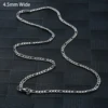 Mens Figaro Chains Stainless Steel Necklace For Men Women Fashion Necklaces Jewelry Gift ► Photo 3/6