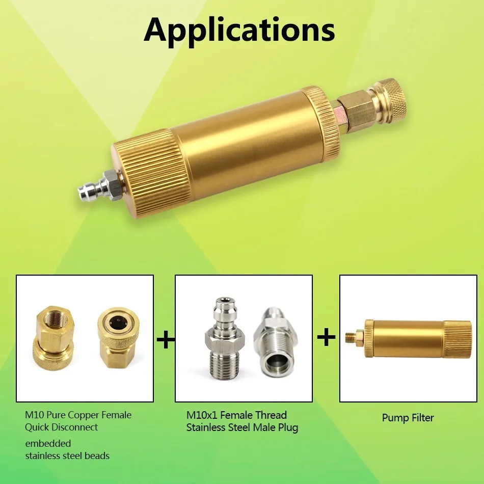 Насос высокого давления PCP для пейнтбола фильтр насоса M10x1 сепаратор воды и масла