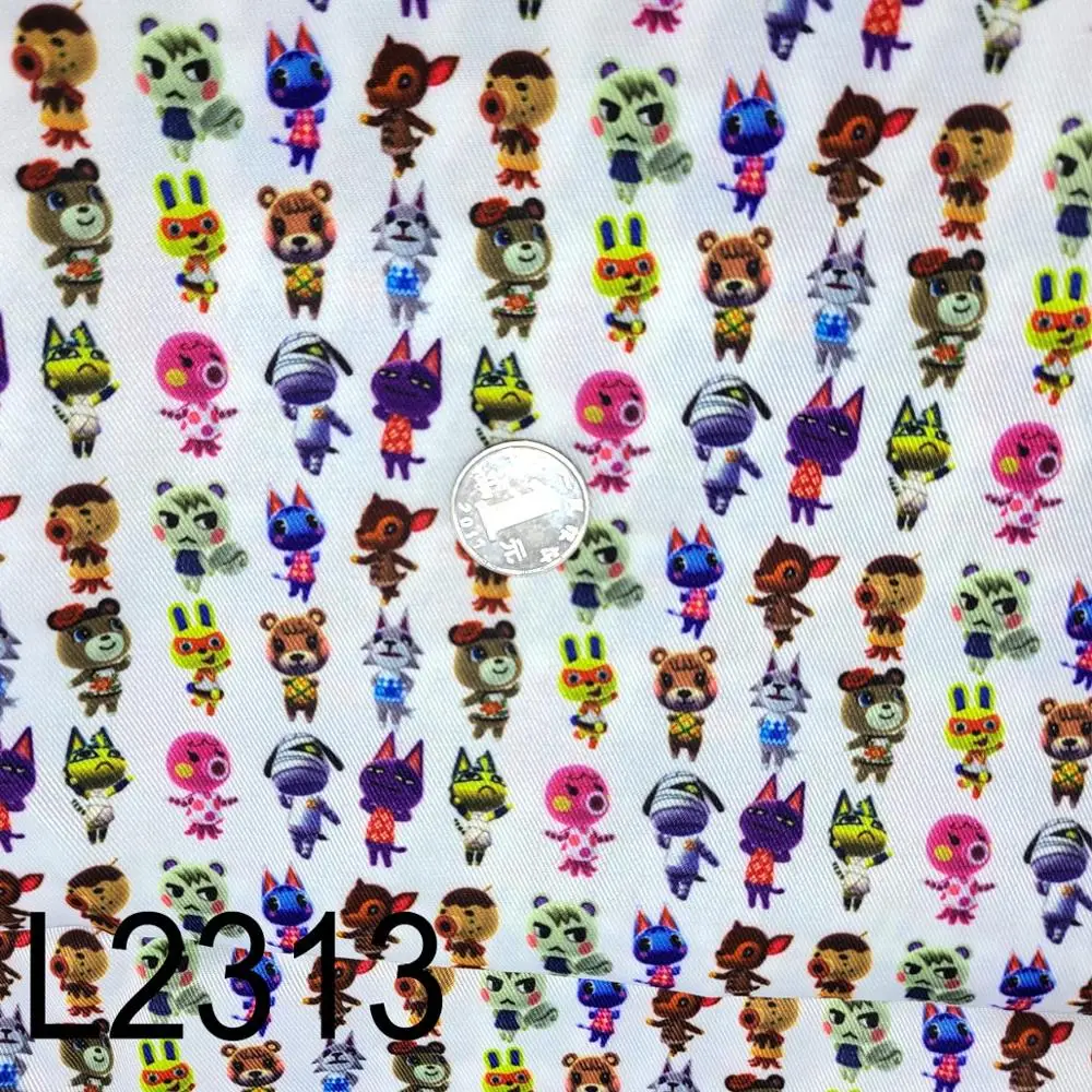 50cm*140cm Cartoon Printed Polyester Cotton Fabric Patchwork for Sewing Dress Cloth Making Puppet F2311 | Дом и сад