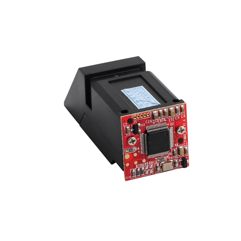 Arduino 51 AVR STM32 용 10PCS AS608 녹색광 광학 지문 판독기 센서 지문 인식 모듈