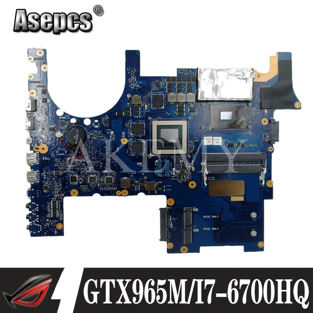 $US $310.20  For ASUS ROG G752V G752VT G752VY G752VL Laotop Mainboard G752VL Motherboard W/ GTX965M I7-6700HQ