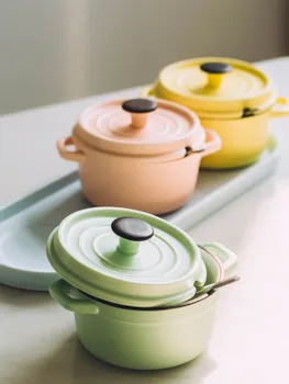 

Ceramic seasoning pot salt pepper spice pot storage box household kitchen seasonings cans three piece set
