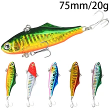 Рыболовные приманки 7,5 см/24 г Leurre Souple Esfishing Jig Fishing Jig Spinner Tackle Sinking Jigbait Vibe Metal Vib Lure