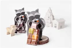 10 шт./компл. поздравительная открытка животные конфеты багилидей подарок милая сумка для печенья День Рождения вечерние украшения