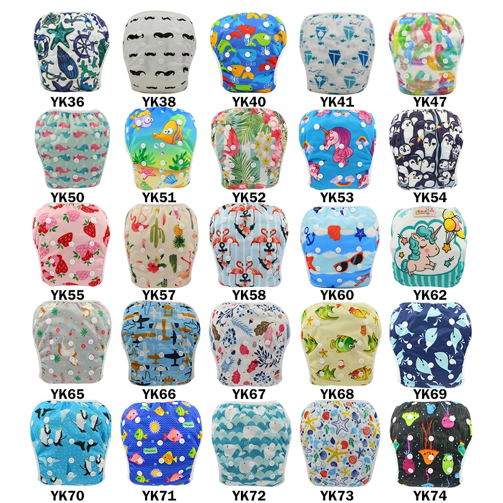 10 шт./Лот Детские многоразовые подгузники Ohbabyka|nappy pants|swim diaper coverdiaper cover |