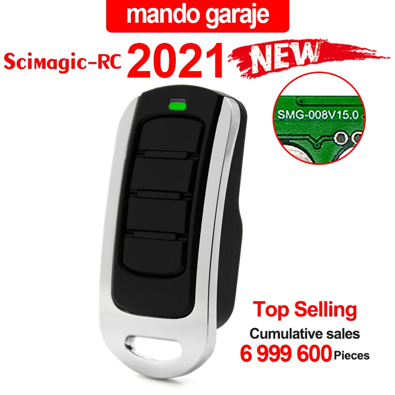 mando garaje 433 MHz 868 MHz control remoto SMG-008V15.0 nueva mando garaje universal 280-868mhz multifrecuencia / mandos a distancia de puertas de garage / mando a distancia garaje / codigo rodante / mando de garaje