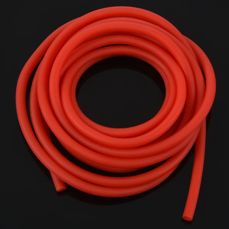 Трубка Упражнение резиновая эластичная лента катапульта Dub Рогатка эластичная, красный 2,5 м
