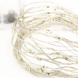 2022NEW Fairy Lights Copper Wire LED String Lights Christmas Garland Indoor Bedroom Home Wedding New Year Decoration Battery