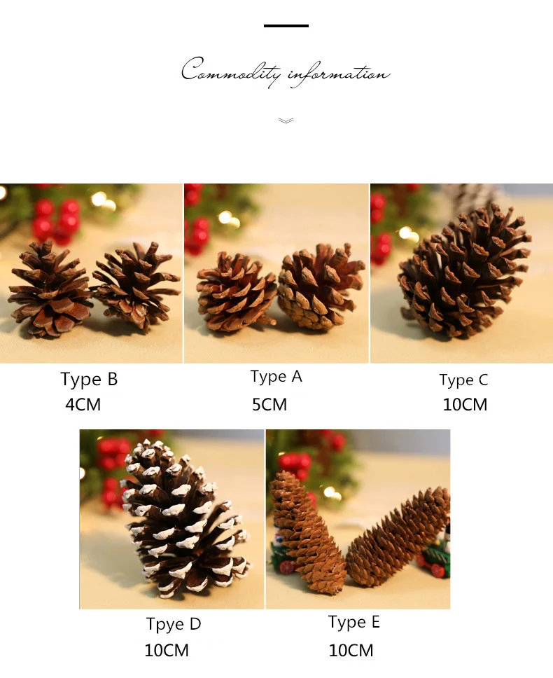 Christmas Tree Decorations Made From Natural Pine Nuts Christmas Tree Ornaments Christmas Wreath Rattan JH196 (6)1