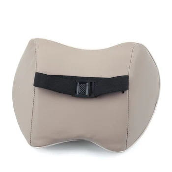 

Beige Space Memory Cotton Car Headrest U-Shaped Neck Pillow Vehicle Rest Cushion