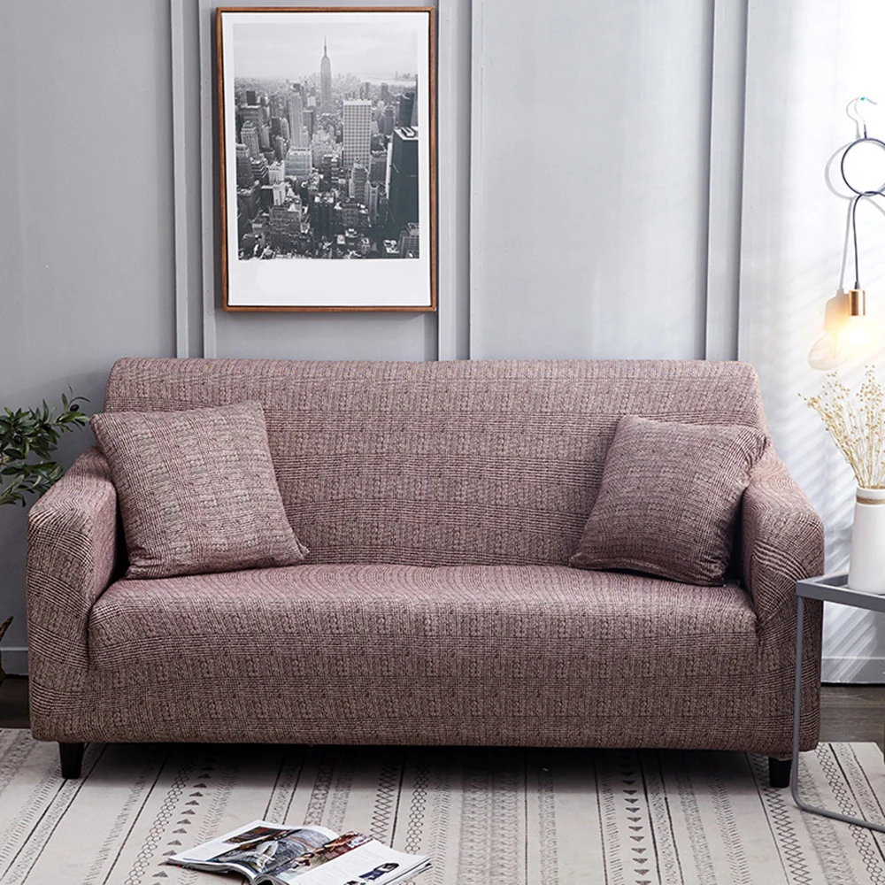 1/2/3 Seater стул для столовой диванных чехлов sofacloth диване Чехол протектор однотонные Цвет украшения для дома