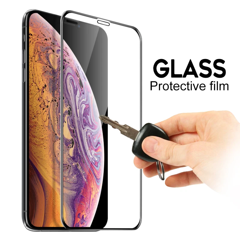 Для iPhone 11 Pro 2019 XS MAX XR X Передняя Защитная пленка для экрана 5 8 6 1 дюймов Plus 5S SE