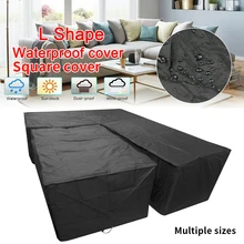 Ткань Оксфорд мебель пылезащитный чехол для плетением и алюминиевым Органайзер в форме куба стул диван Водонепроницаемый дождь открытый внутренний дворик Защитный чехол