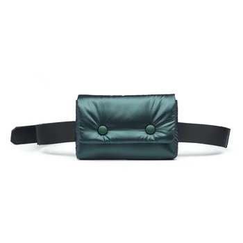 

Winter Space Bale Belt Bags Adjustable Body Strap Chest Bags Space Cotton Waist Bag Fanny Pack Fashion Green Phone Purse Pocket