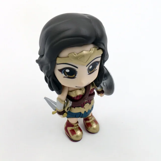 Marvel Мстители, Лига Справедливости чудо-женщина милый вращающийся в коробке гаражный комплект кран машина украшения