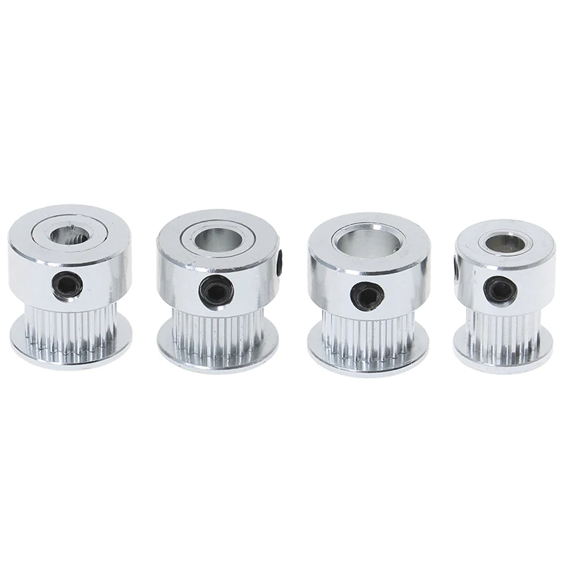 GT2 Timing Pulley 16 20 Tooth Wheel Bore 5mm 8mm Aluminum Gear Teeth Width 6mm Parts For Reprap 3D Printers Part 2pcs