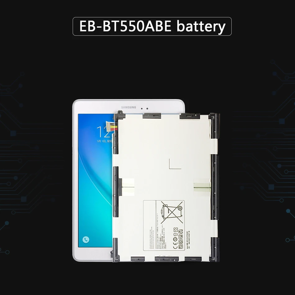 6000 мАч планшет Батарея EB-BT550ABE для Samsung Galaxy Tab A 9,7 T550 T555 T555C P550 P555C