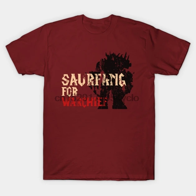 Мужская футболка Saurfang for warchief женская |