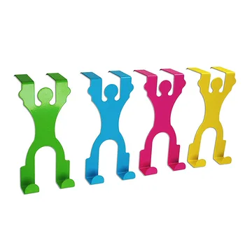 

Over Door Hook Towel Hanger, Door Coat Rack Helps Organize Clothes, Closets, Bathroom & More. 4 Men/8 Hooks