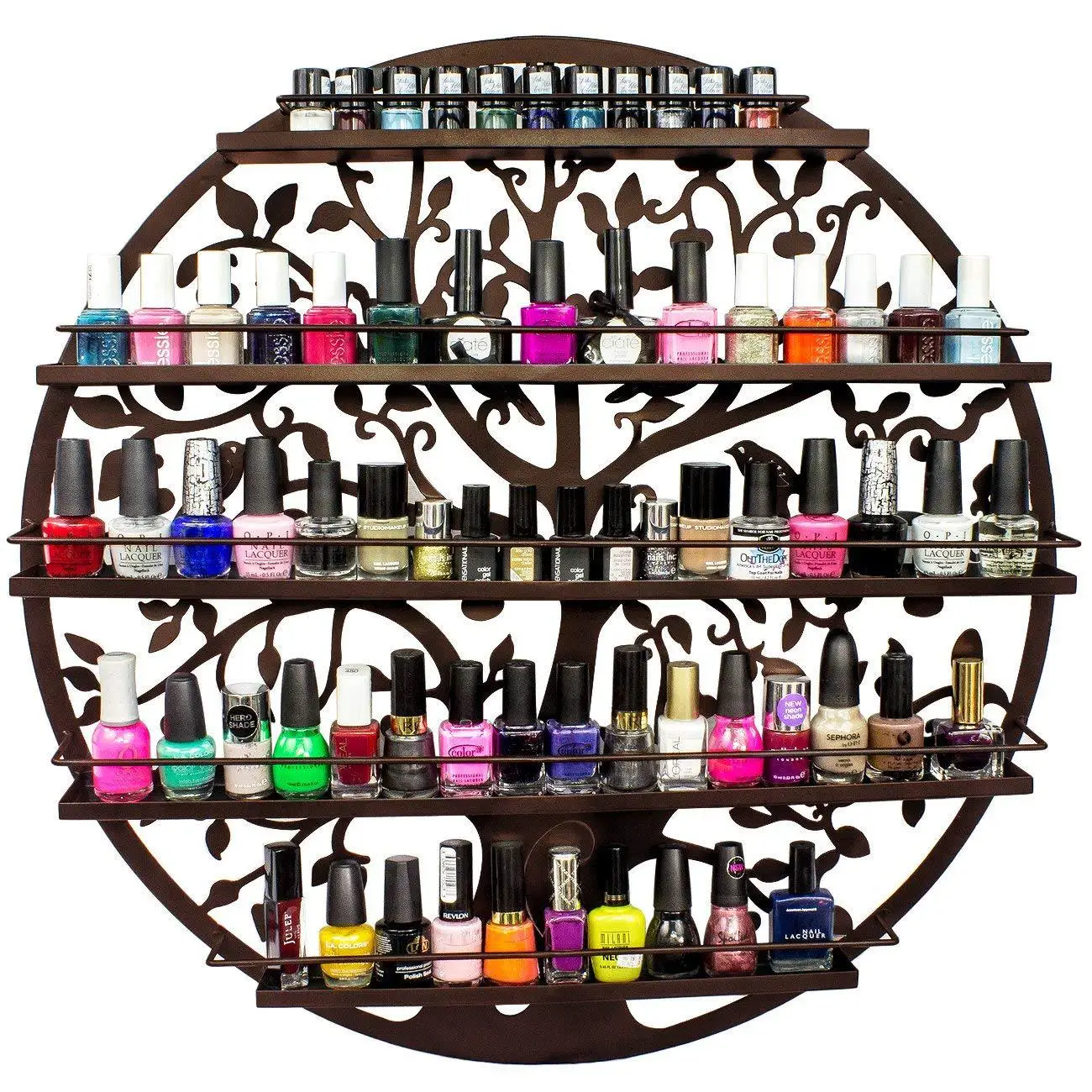 Nail polish shelf