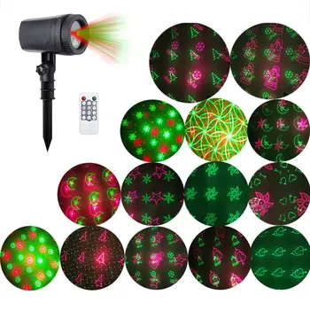 

Outdoor Waterproof LED Stage Light Lawn Light Christmas Gypsophila Laser Light 12 Photos Red Green Laser Projection Light