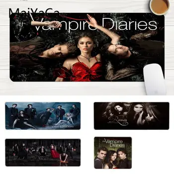 

MaiYaCa 2019 New The Vampire Diaries Customized MousePads Computer Laptop Mouse Mat Large Lockedge Mouse pad PC Computer mat