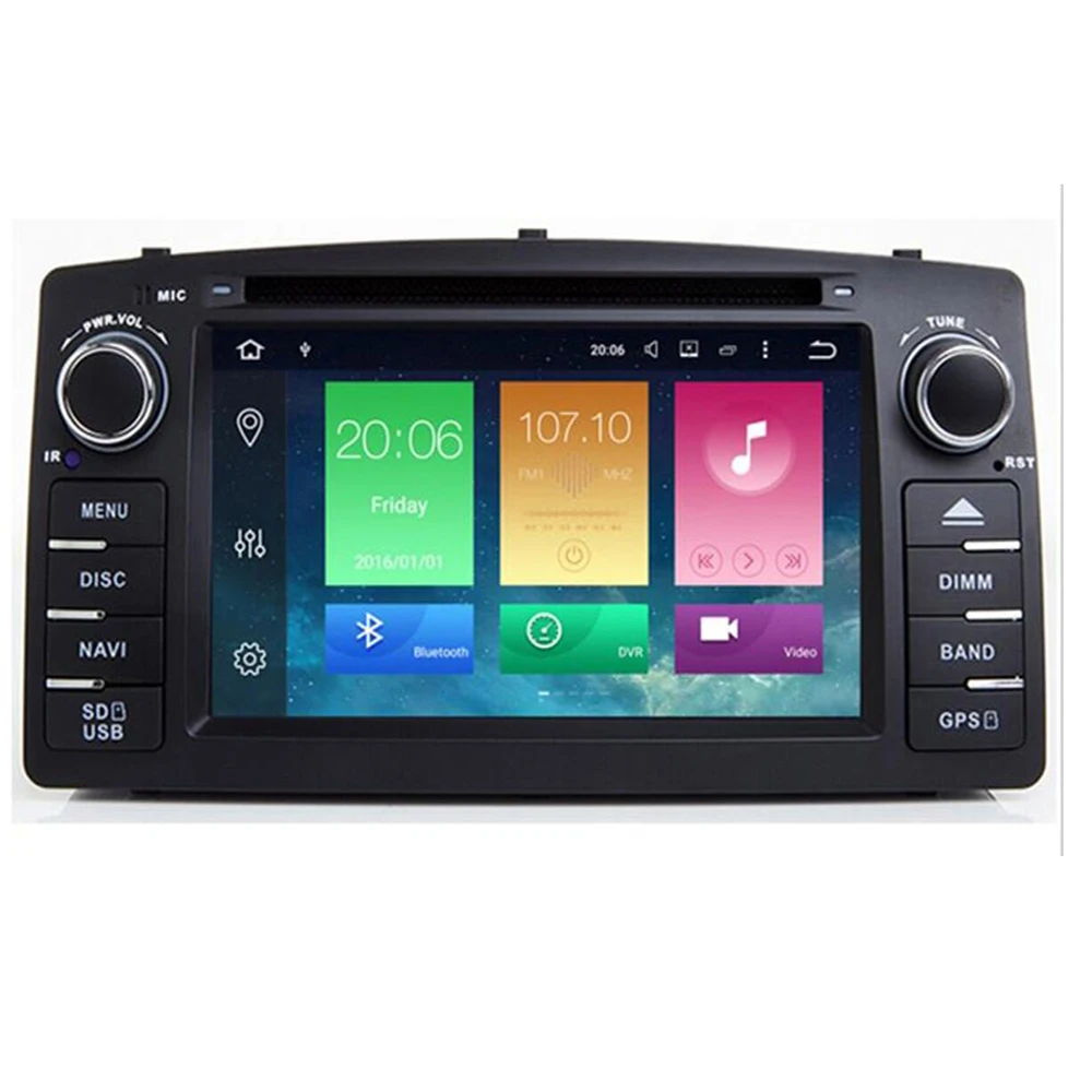 Cheap Android 9.0 4+64G 2 Din Car Radio Car DVD Player For Toyota Corolla E120 BYD F3 2000 2003 2005 2006 Multimedia GPS Navigation 5
