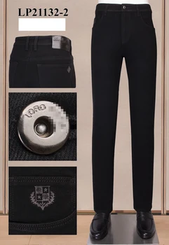 

BILLIONAIRE Jeans men 2020 winter thick new cotton Cowhide fashion embroidery zipper British Europe big size 31-40 free shippng