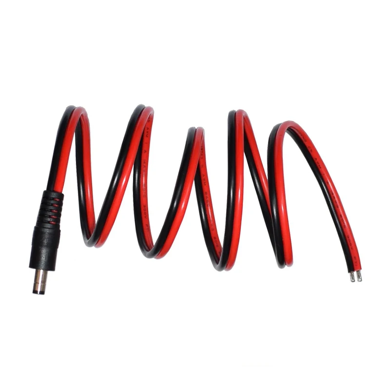 DC Мощность 12V 5 мм x 2 DC5525 Мужской Разъем отрезок провода кабеля 14 AWG - Цена: 789,67 руб.