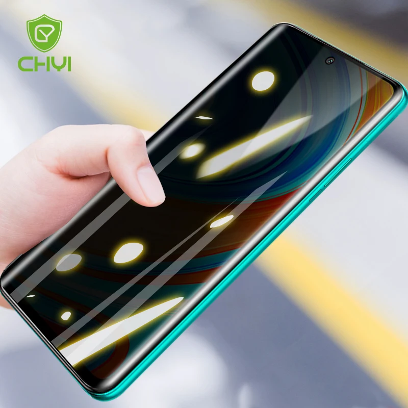 CHYI конфиденциальная Гидрогелевая пленка для xiaomi 10 redmi k30 Ультра Защитная экрана