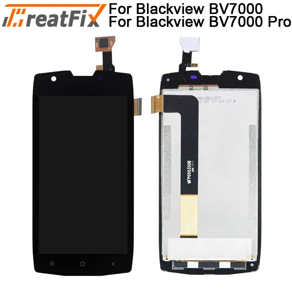 Blackview BV5000 bv6000s ЖК-дисплей+ сенсорный экран в сборе для Blackview BV6000 bv7000 bv8000 pro - Цвет: For BV7000