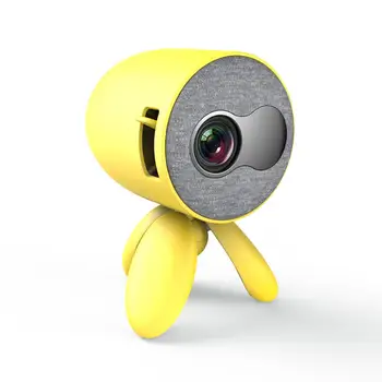

UK Plug Yellow YG220 Projector Home Mini Mini Entertainment Portable HD Projector