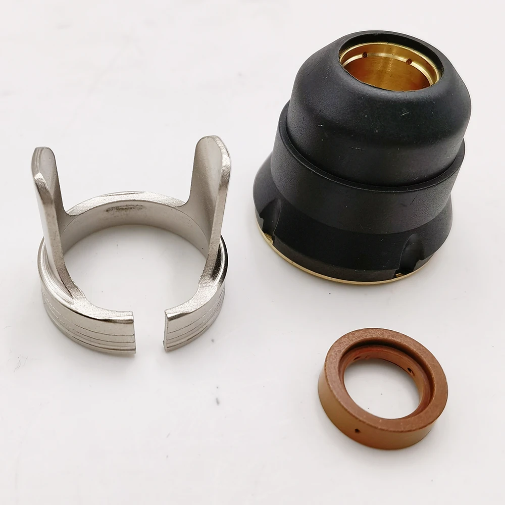 Non HF Arc Torch S25 S30 S45 CUT55 PT-40 IPT-40 IPR-40 PT40 PT60 IPT60 PT-60 Air Plasma Swirl Ring Shield Spacer Consumables Kit copper welding rod