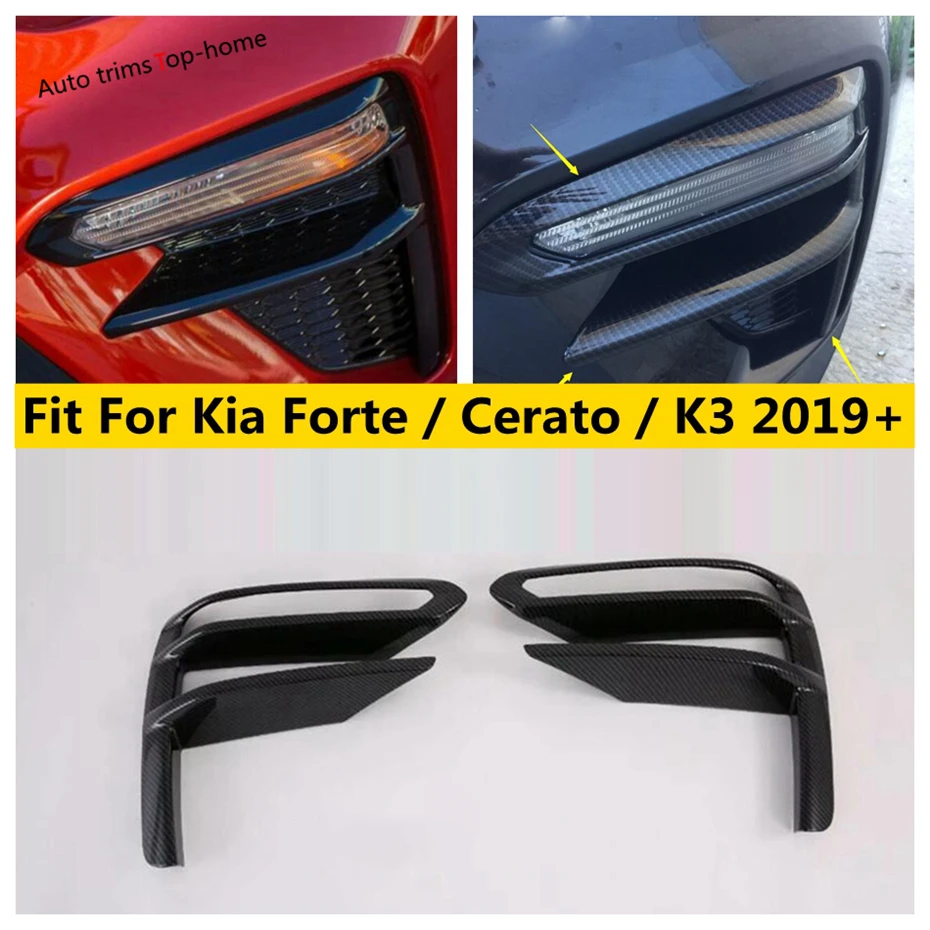 Передние противотуманные фары Yimaautotrims рамка отделка для Kia Forte / Cerato K3 2019 2020 2021