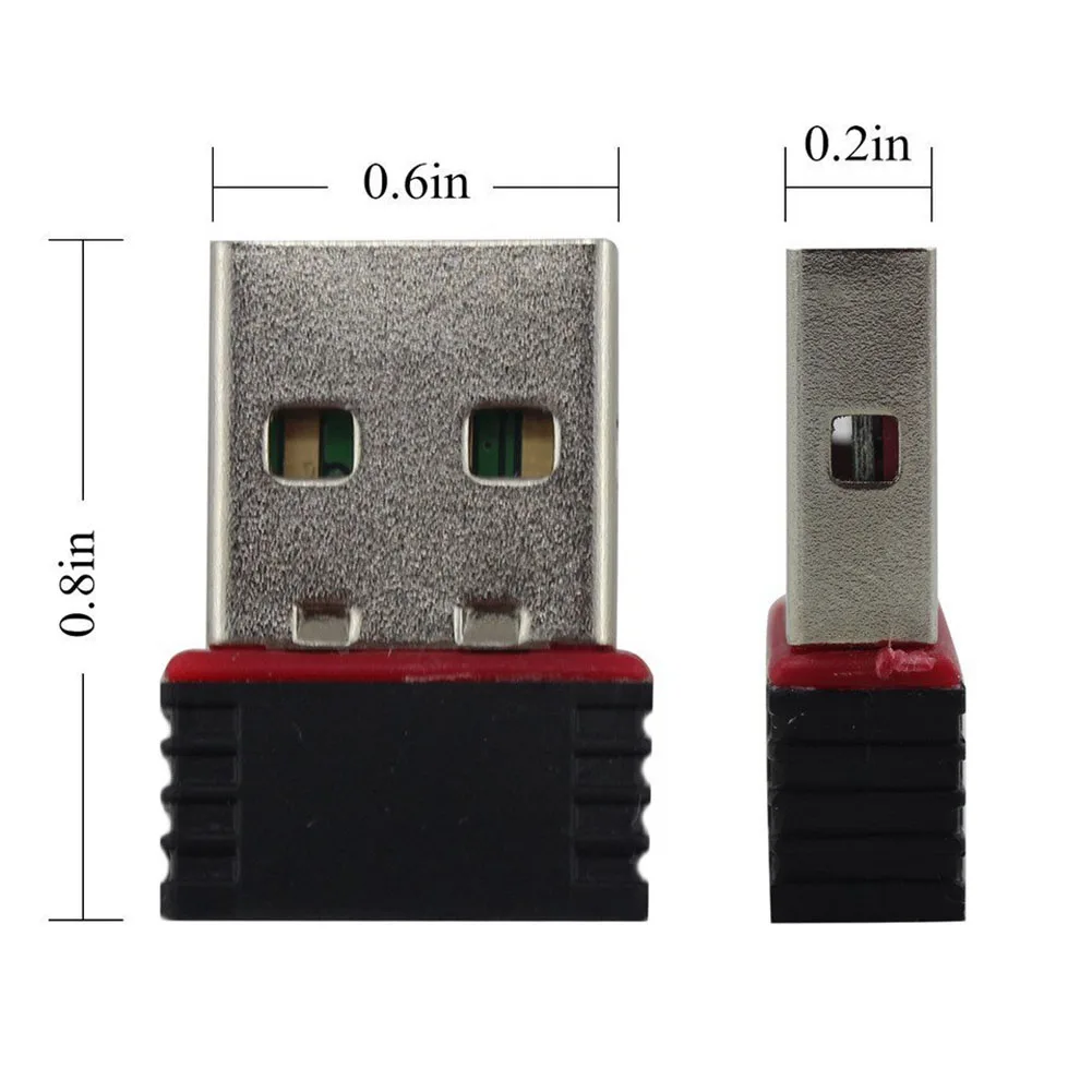 Wi-Fi адаптер для ресивера сетевая карта 150 Мбит/с Dongle беспроводной Mini-USB для ПК