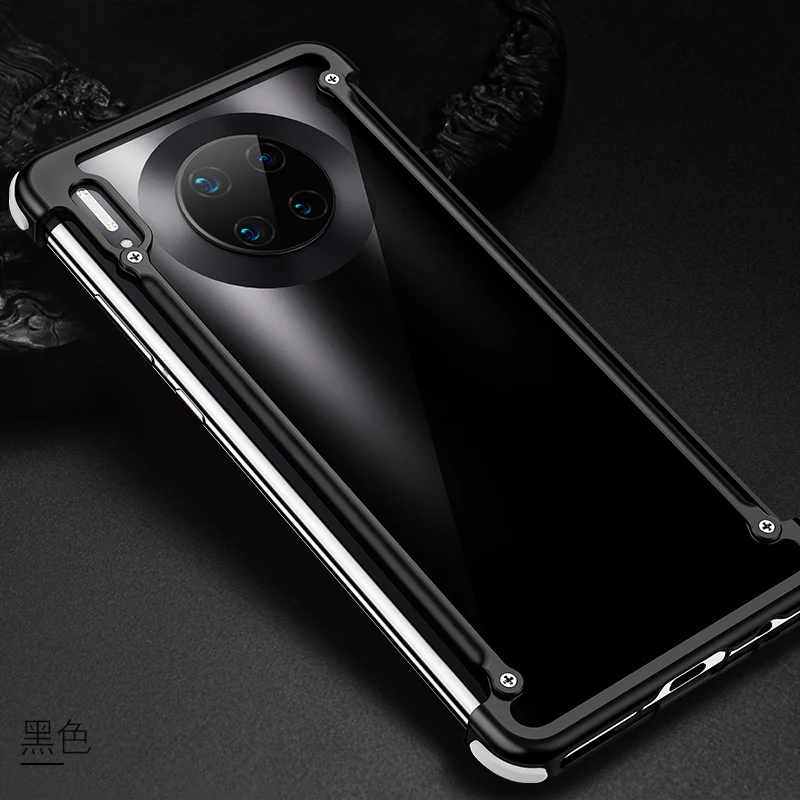 Оригинальный Oatsbasf Алюминиевый металлический бампер чехол для Huawei Mate 30 Pro 5G