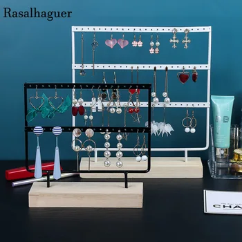 

Top 88 holes Stand for Earrings Pendants Bracelets Jewelry Display Stud Earrings Holder Jewellery Rack 5 Colors Wholesale