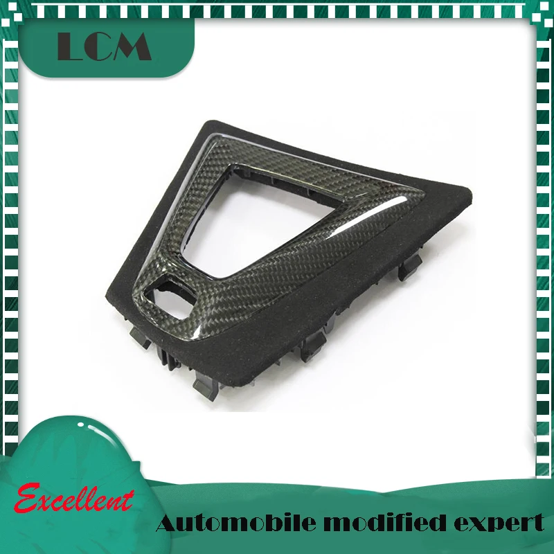 Стайлинг ABS + Настоящее углеродное волокно Алькантара шестеренка объемный чехол