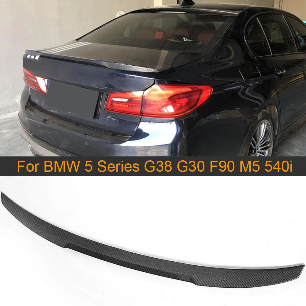 Задний спойлер из углеродного волокна для BMW G30 G38 530i 540i F90 M5 Седан 4 двери 17 2018