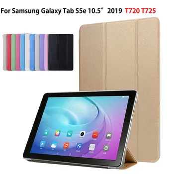 

Case For Samsung galaxy tab S5e 10.5 2019 SM-T720 SM-T725 Cover Funda Tablet PU Leather tablet stand shell+screen protector
