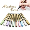 1pc Colored Highlighters Waterproof Permanent Metallic Marker Pen For White Paperboard Kraft Paper Photo Albums Diy Decorations ► Photo 2/6