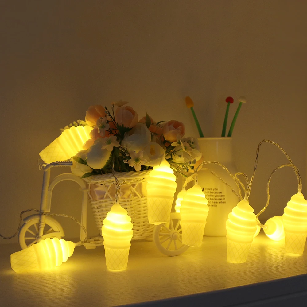 Декоративный светильник в форме мороженого светодиодный светильник 1,5 м светодиодный светильник s креативный праздничный светильник ing для свадебной вечеринки декоративный светильник